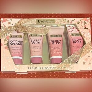 Bebe Moisturizing Hand Cream Set - Four Lotions - New in Gift Box